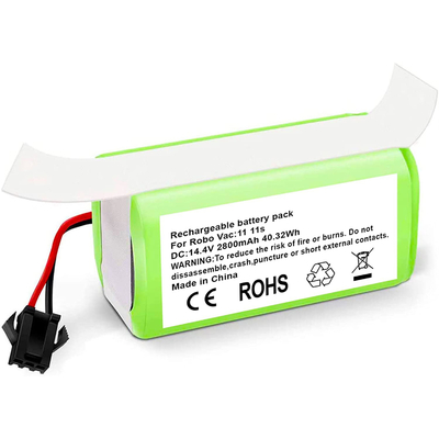 Batería de litio para aspiradora RoboVac 11S 15C 15T 14.4V 2800mAh Batería de iones de litio