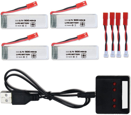 Batería recargable de polímero de iones de litio NCM 3.7V 500mAh Batería Lipo