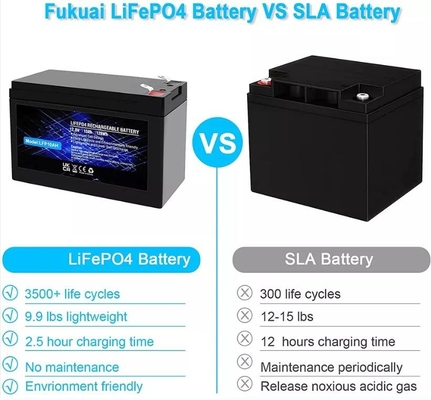 batería de fosfato de litio de 12.8V 10Ah incorporada batería recargable LiFePO4