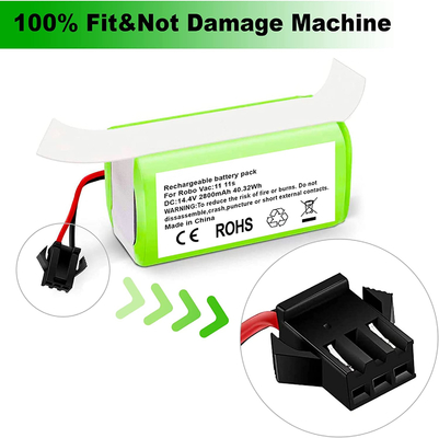 Batería de litio para aspiradora RoboVac 11S 15C 15T 14.4V 2800mAh Batería de iones de litio