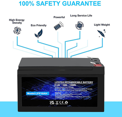 Batería recargable de fosfato de litio LFP IP67 12.8V 100Ah LiFePO4