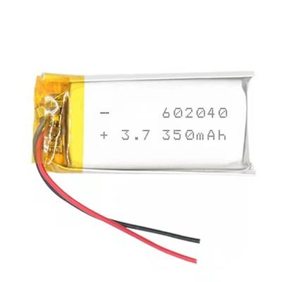 célula de batería recargable de la ión de litio de la batería 0.35A del polímero de litio de 350mAh 3.7v