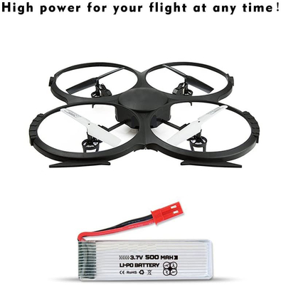 Batería recargable de polímero de iones de litio NCM 3.7V 500mAh Batería Lipo
