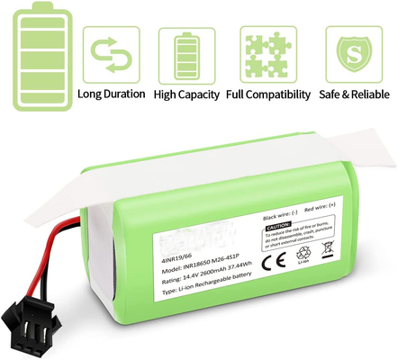 Ecovacs Deebot 2600mAh Batería de iones de litio 14.4V Batería recargable N79S
