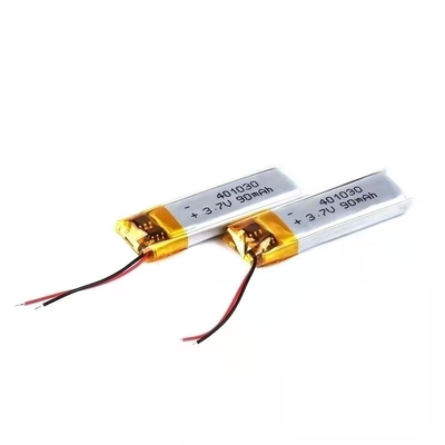 batería de ión de litio rectangular de la batería de polímero de litio 1S1P 90mAh 3.7v