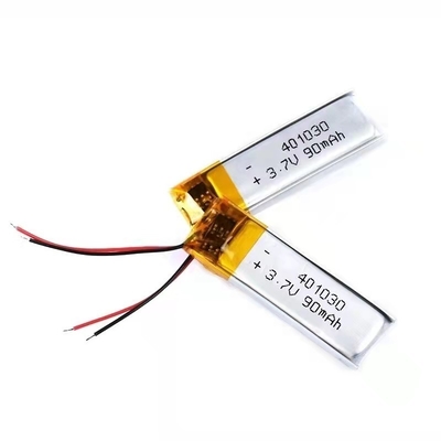 401030 Batería recargable de polímero de litio 0.09A 90mAh BT Batería para auriculares