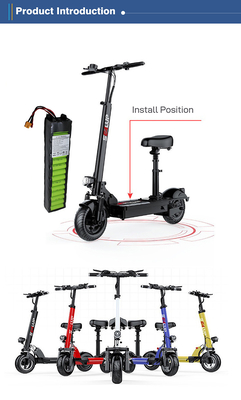 Paquete de batería de iones de litio 36V 18650 de la batería recargable de la vespa eléctrica del OEM