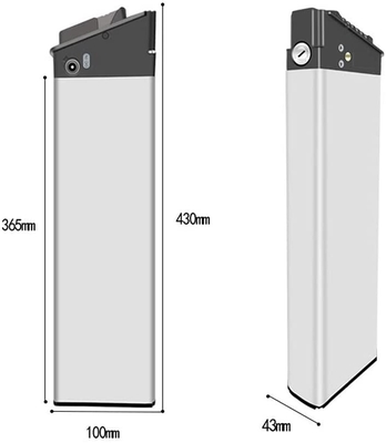 Batería de litio recargable eléctrica para bicicleta Haiba 250W 500w 750w