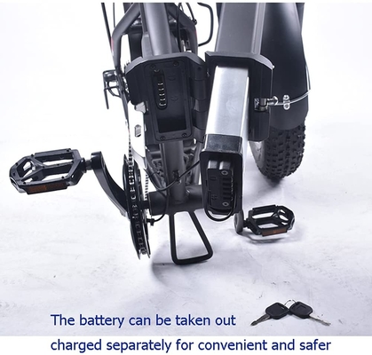 batería de litio recargable TB108 750W de la bicicleta de la bicicleta de 48V 12.8Ah E