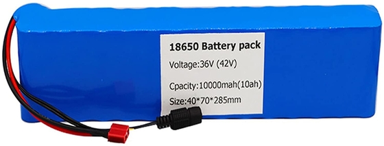 batería de litio del vehículo 1.5kg 18650 36v 10ah batería de ión de litio MSDS