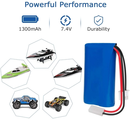 Batería de iones de litio recargable 1300mah NCM 7.4V Paquete de baterías de iones de litio ONU