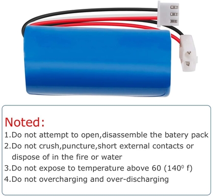 Batería de iones de litio recargable 1300mah NCM 7.4V Paquete de baterías de iones de litio ONU