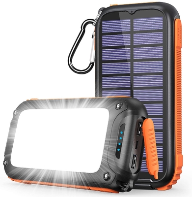Estación de banco de energía solar con manivela portátil real 26800mAh NCM