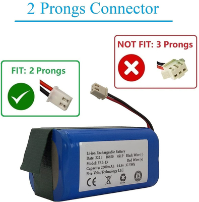 Batería de ión de litio de ciclo profundo de NCM 14.4V para los aparatos electrodomésticos