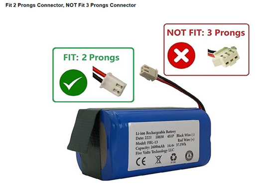 Batería de ión de litio de ciclo profundo de NCM 14.4V para los aparatos electrodomésticos