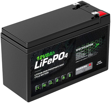 batería de ión de litio de la caravana Lifepo4 de la batería del fosfato de litio de 8Ah 12v