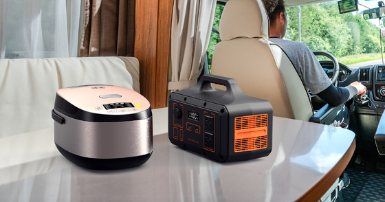 Central eléctrica portátil al aire libre de carga completa S600-S1000 18650 para barbacoa